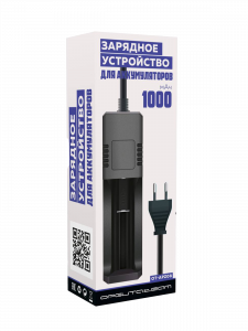 Зарядное устройство для аккумуляторов 18650 на 1 слот Орбита OT-APZ08